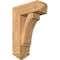 Ekena Millwork Imperial Arts and Crafts Smooth Bracket w/ Offset Brace, Western Red Cedar, 7 1/2"W x 20"D x 28"H BKT0806X20X28IMP03SWR - alternate 1